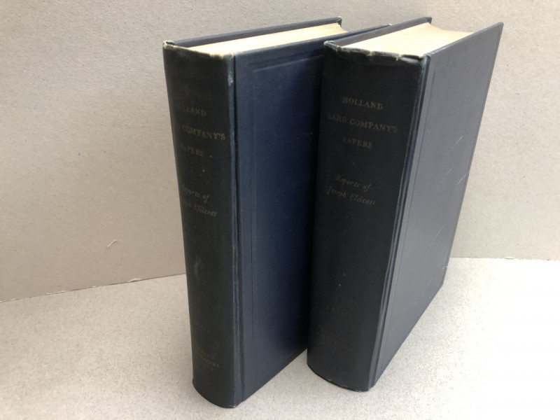 HOLLAND LAND COMPANY'S PAPERS Reports of Joseph Ellicott ( 2 volumes )
