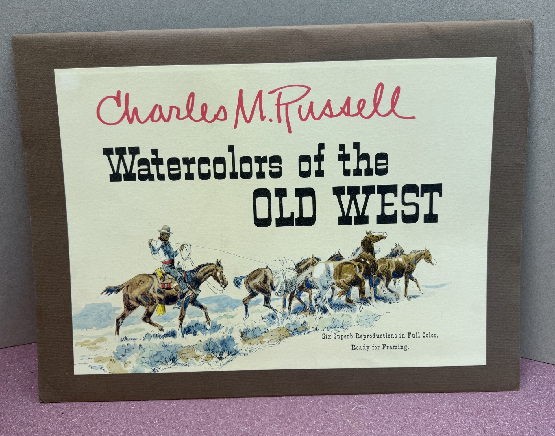 CHARLES M RUSSELL : Watercolors of the Old West , Prints