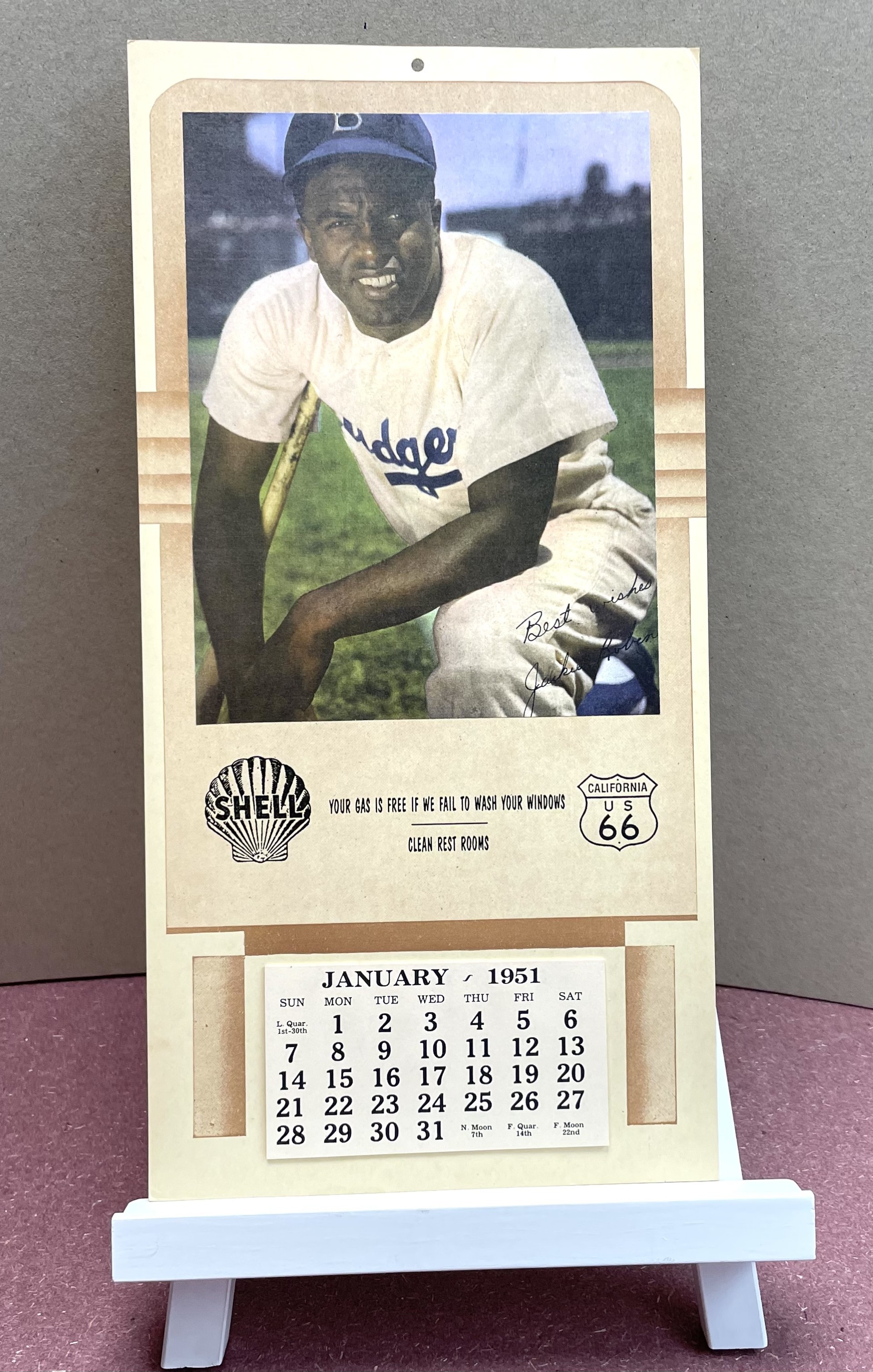 Jackie Robinson Calendar