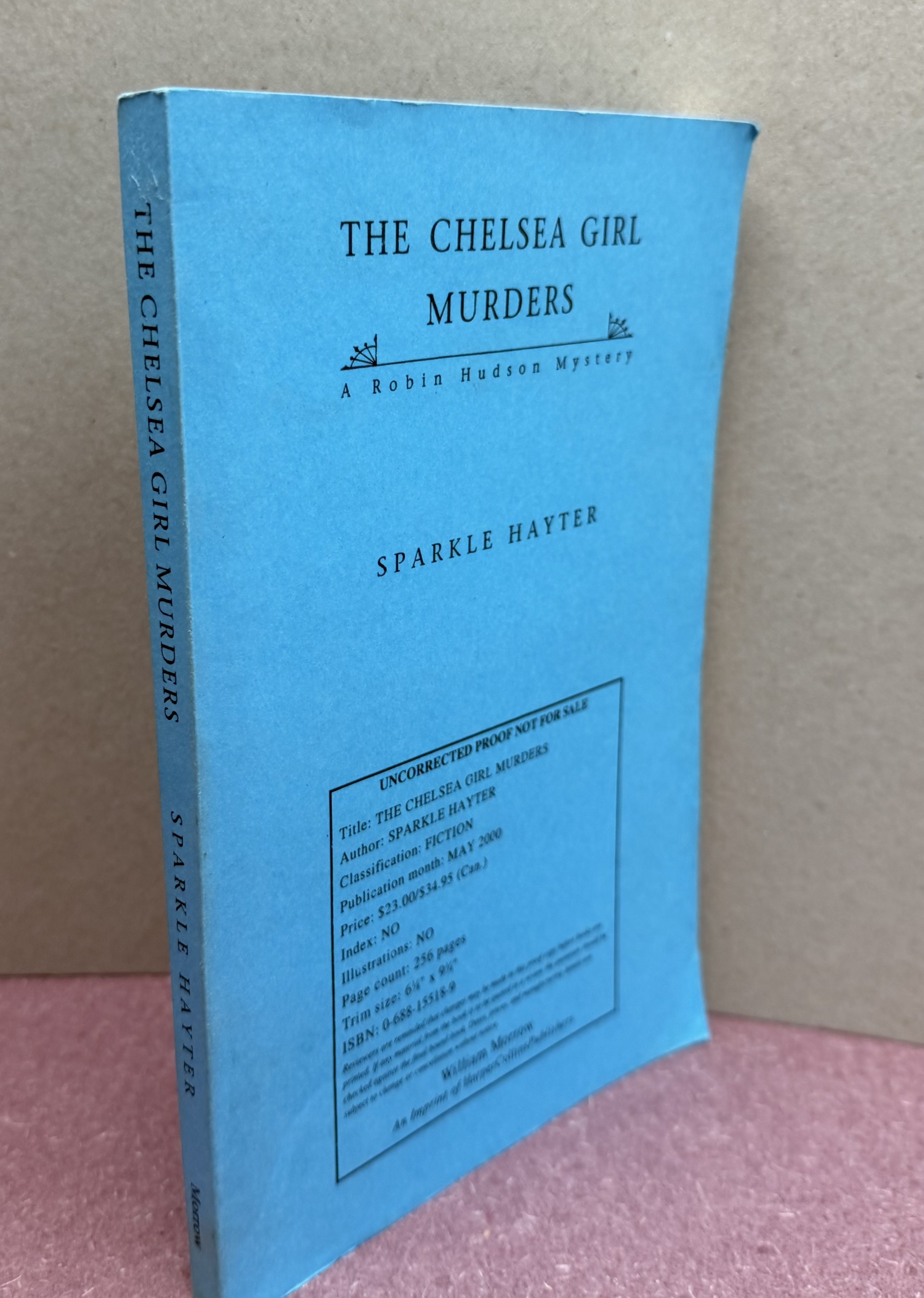 THE CHELSEA GIRL MURDERS : A Robin Hudson Mystery