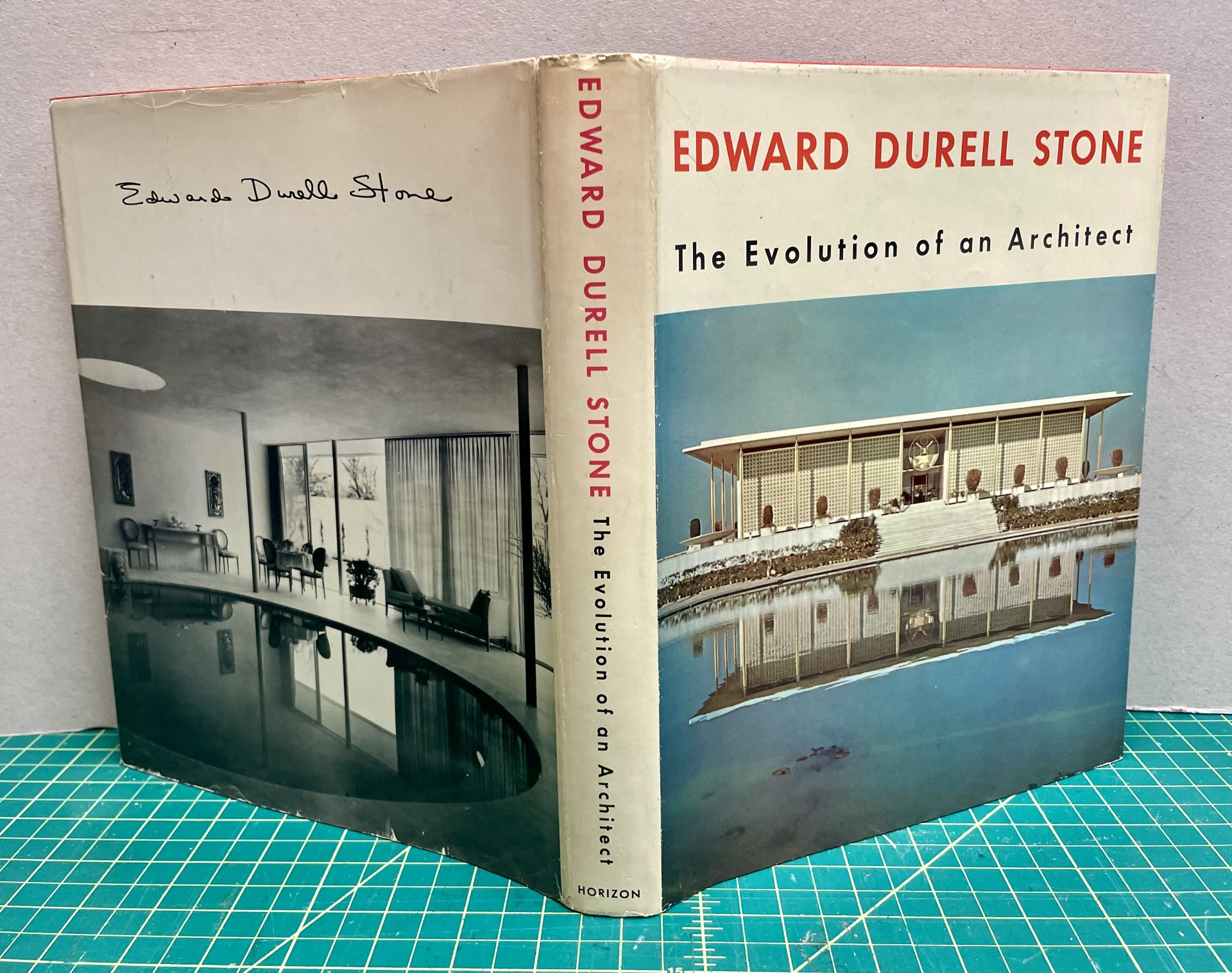 THE EVOLUTION OF AN ARCHITECT : Edward Durell Stone ( signed )