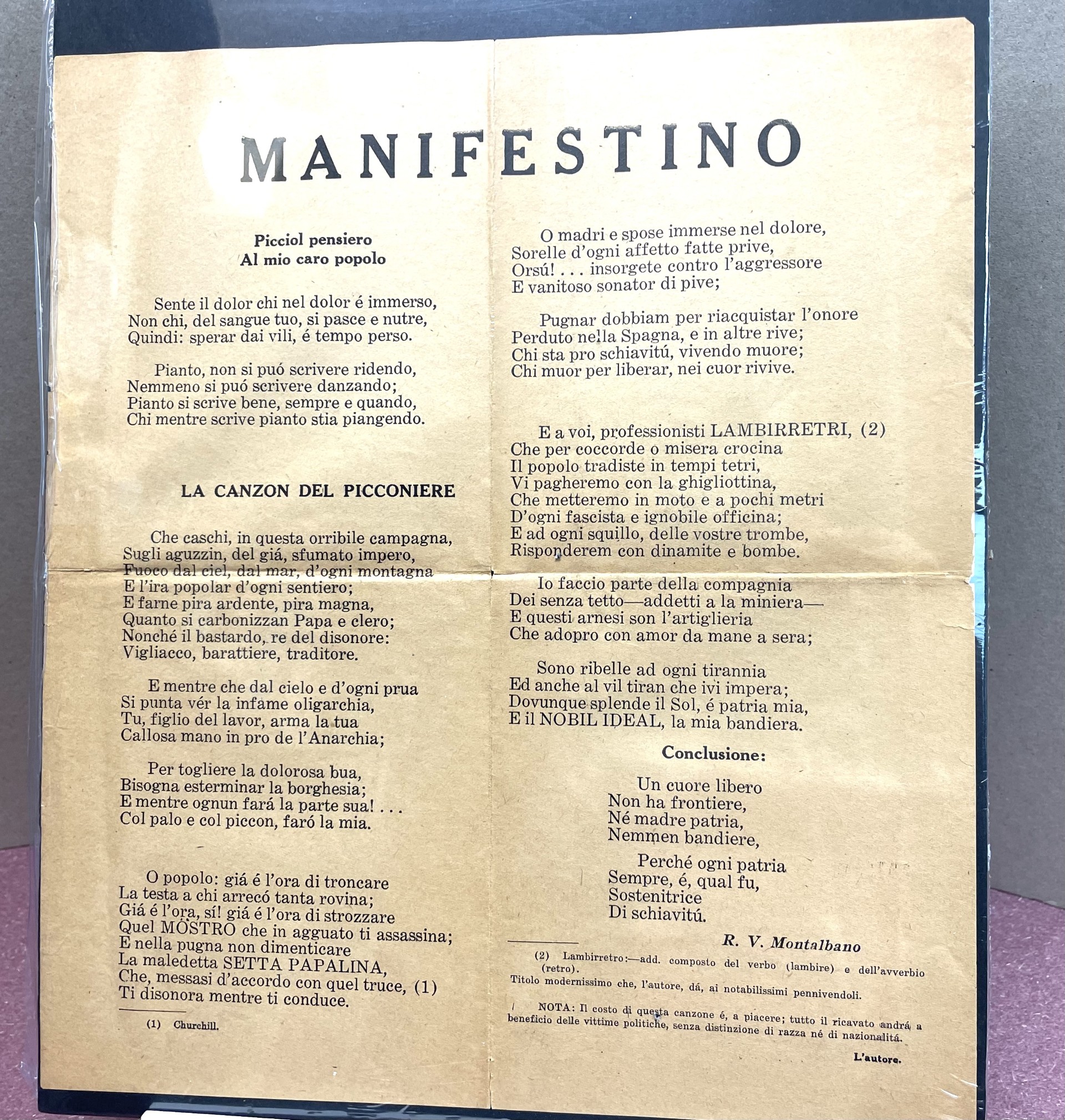 Image for MANIFESTINO ( The Song of The Labor ) MANIFESTINO ( The Song of The Labor )