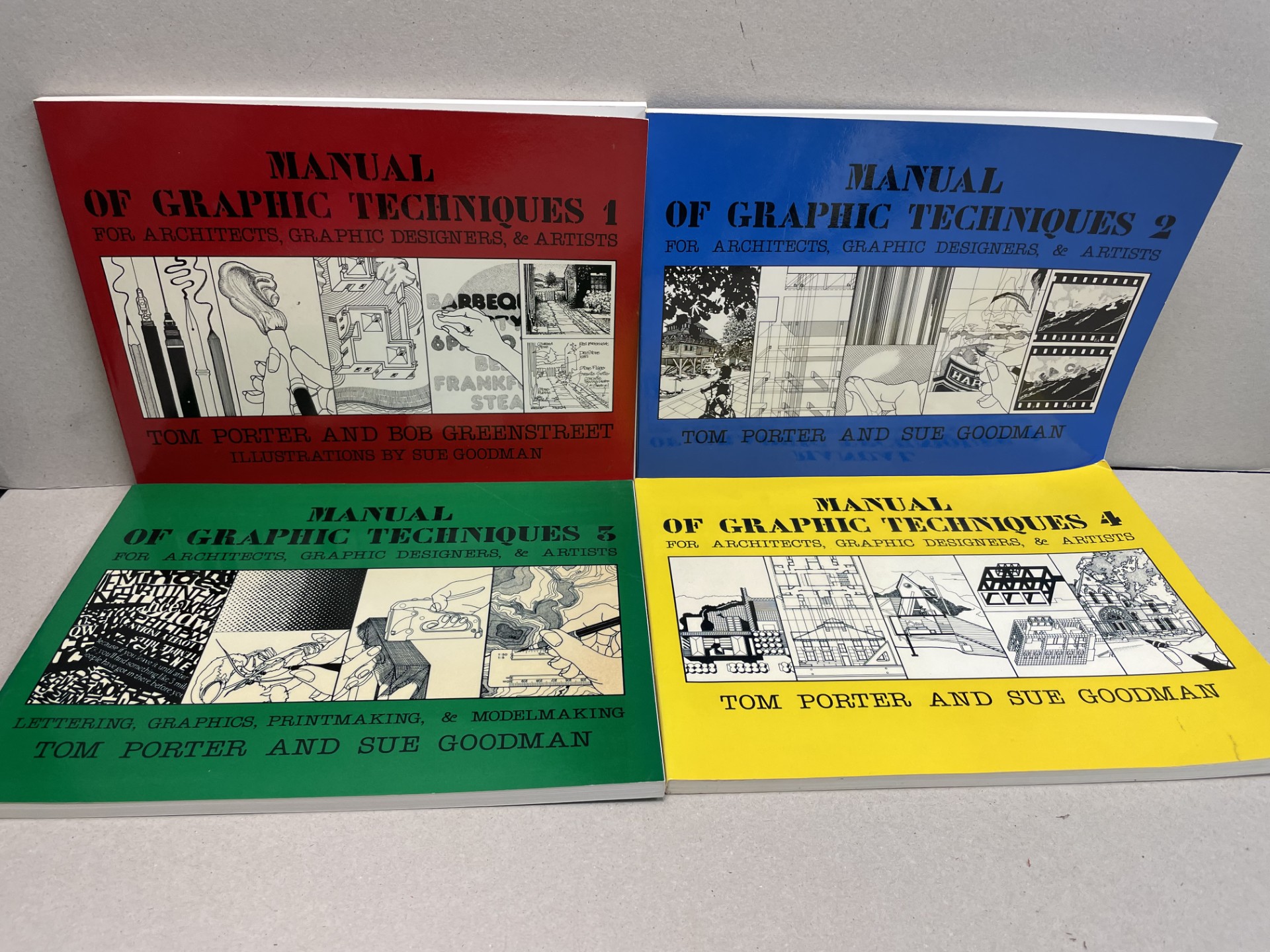 MANUAL OF GRAPGIC TECHIQUES : VOL. 1,2,3,&4