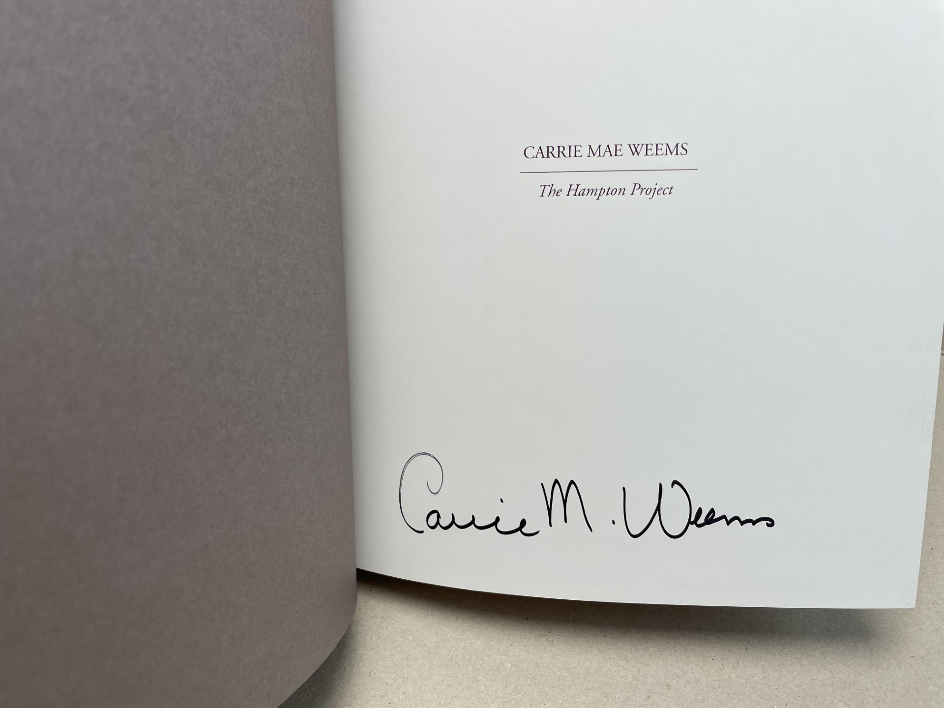 The Hampton Project CARRIE MAE WEEMS : The Hampton Project