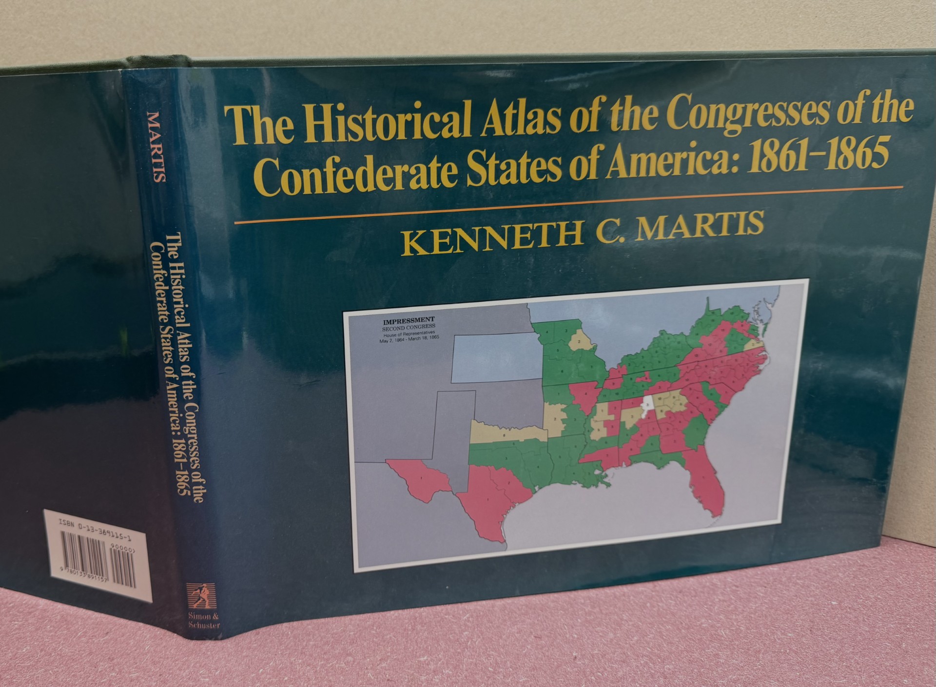 THE HISTORICAL ATLAS OF THE CONGRESSES OF THE CONFEDERATE STATES OF AMERICA : 1861 - 1865