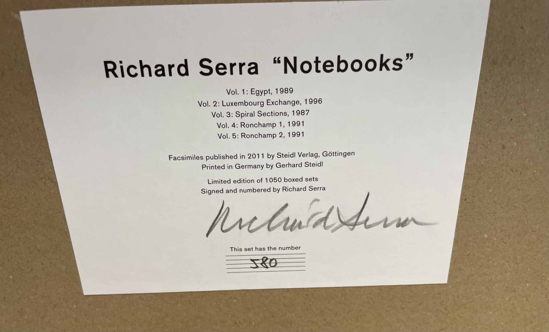 Richard Serra 