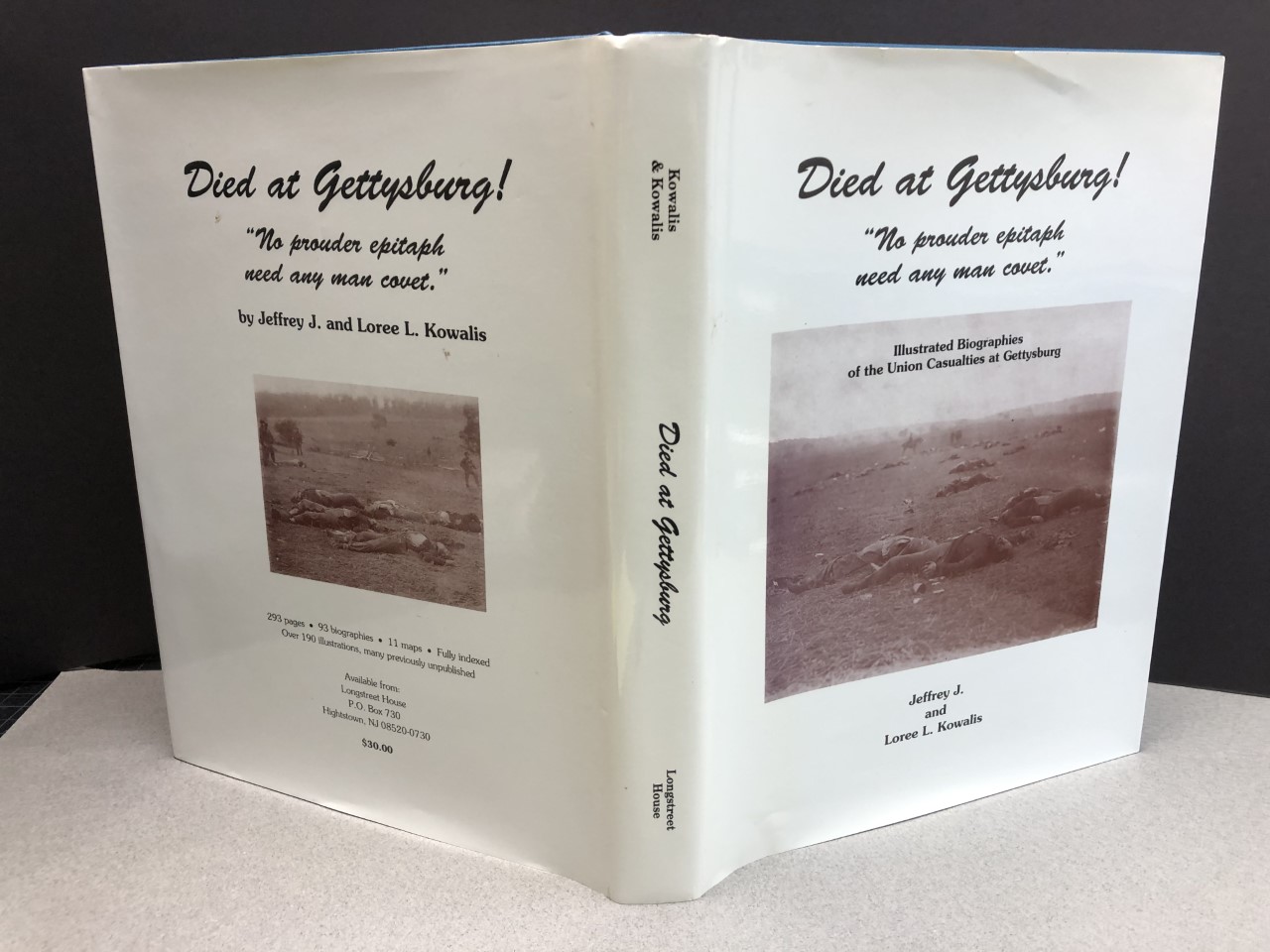 Image for DIED AT GETTYSBURG : Illustrated Biographies of Union Casualties at Gettysburg ( signed )